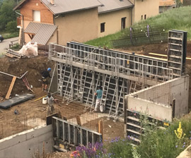 Matériel de coffrage moderne type banches